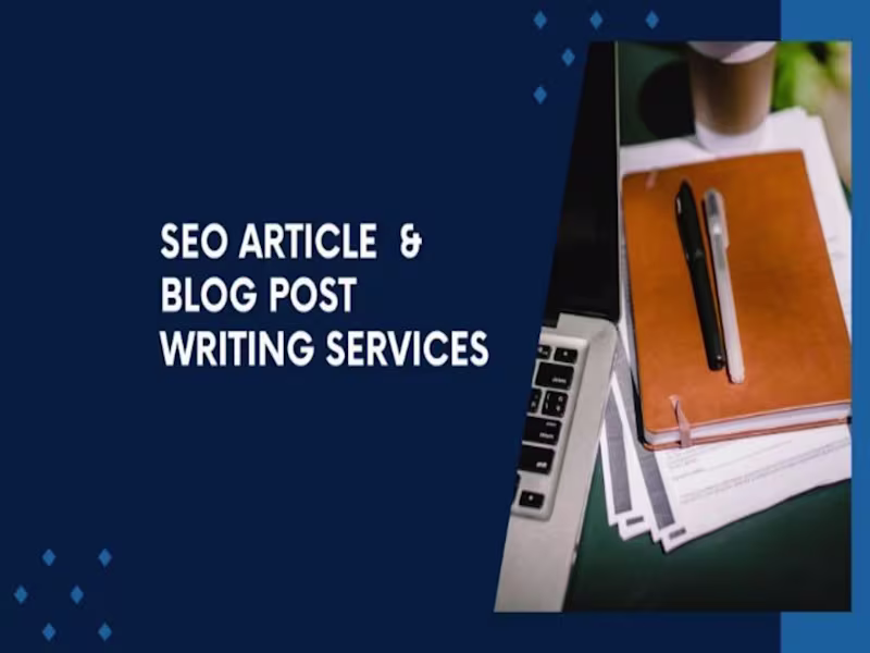 Cover image for SEO article and blog post writing services for a website