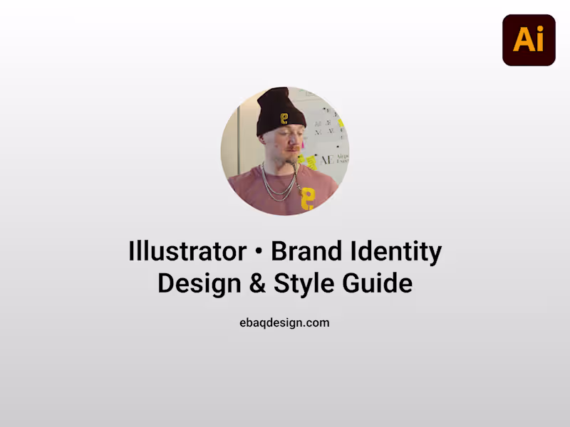 Cover image for Adobe Illustrator • Brand Design & Guidelines