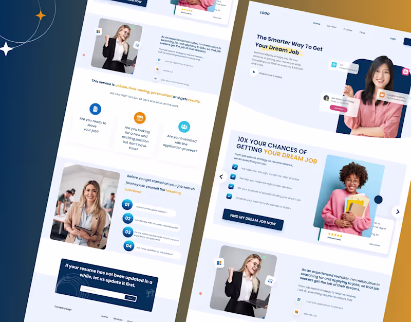 Cover image for Job Finder Landing Page