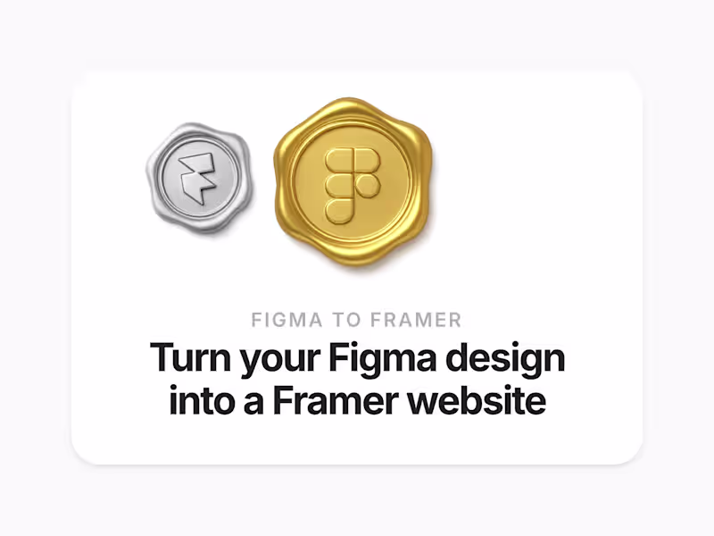 Cover image for Figma to Framer Conversion