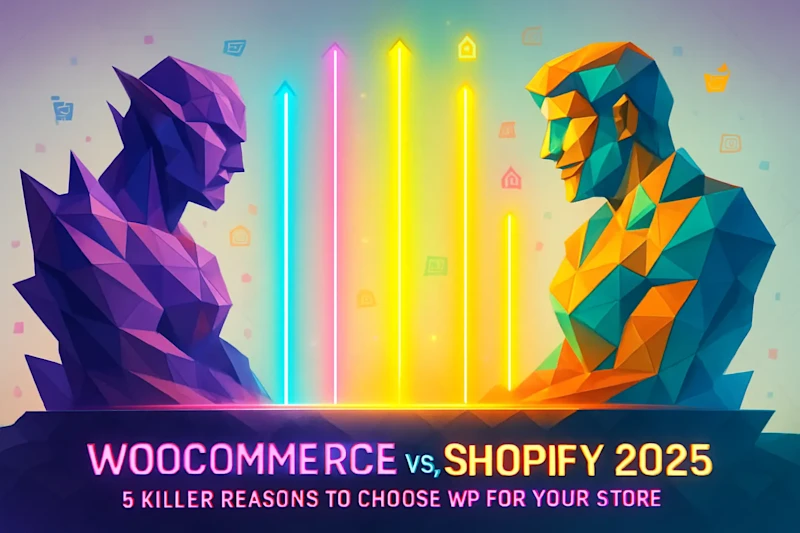 Cover image for WooCommerce vs. Shopify 2025: 5 Killer Reasons to Choose WP for Your Store
