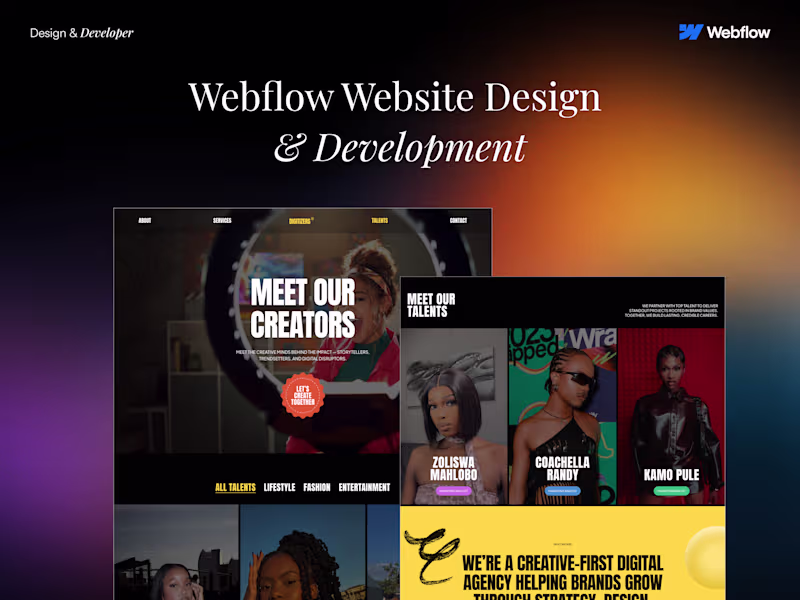 Cover image for Webflow Developer | Pixel-Perfect Builds from Figma to Webflow