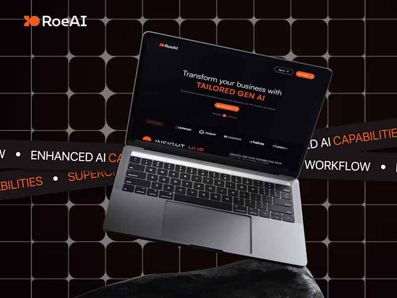Cover image for Roe AI - Webflow Development