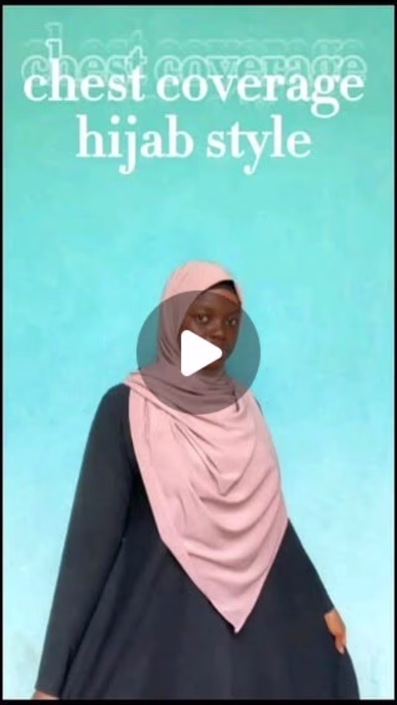 Cover image for Abubakar fridaos on Instagram: “Hijab tutorial Chest coverage h…