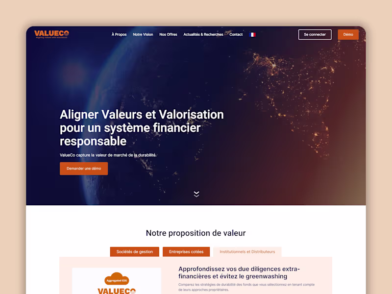 Cover image for ValueCometrics Website