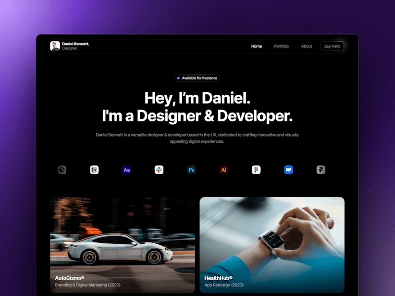 Cover image for Spectrus - Portfolio Website