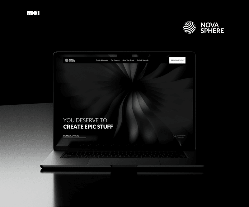 Cover image for Nova Sphere Media Consulting Website UI Design and Development