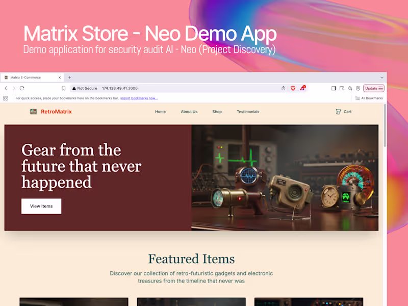 Cover image for Matrix Store – Full-Stack E-Commerce Application for demo