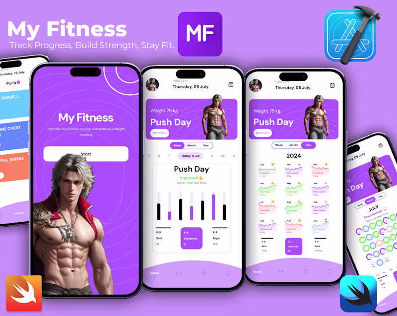Cover image for Fitness Tracking App | SwiftUI & Firebase