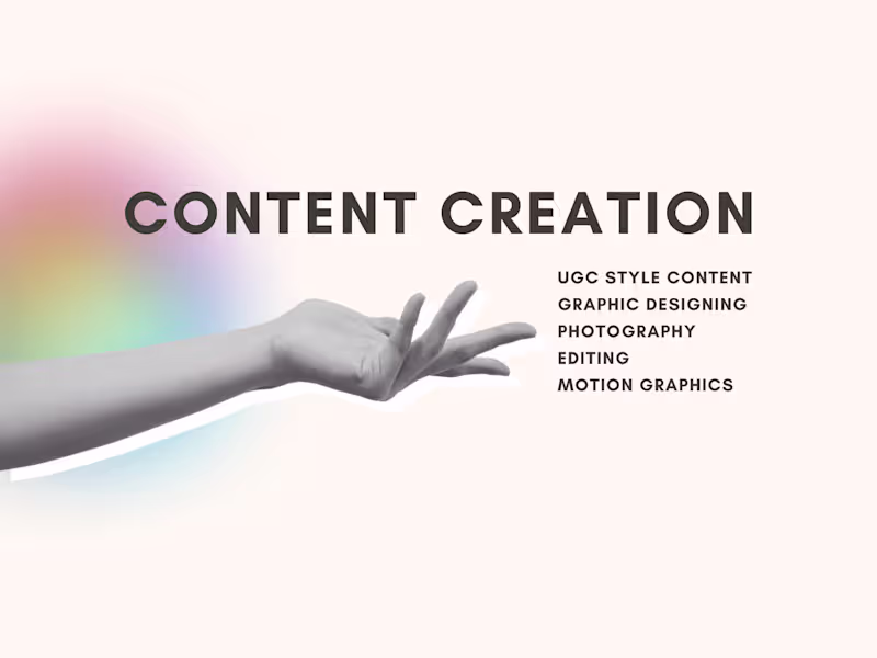 Cover image for Content Creation 🎨
