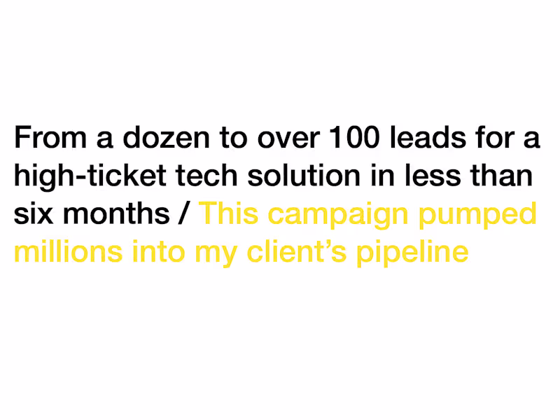 Cover image for Optimized targeting results in 900%+ increase in leads