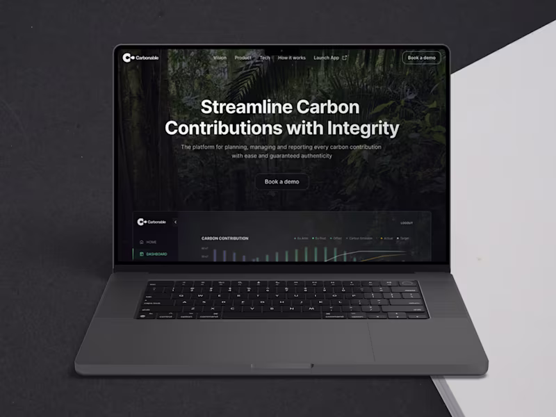 Cover image for Carbonable Framer Website Design & Development