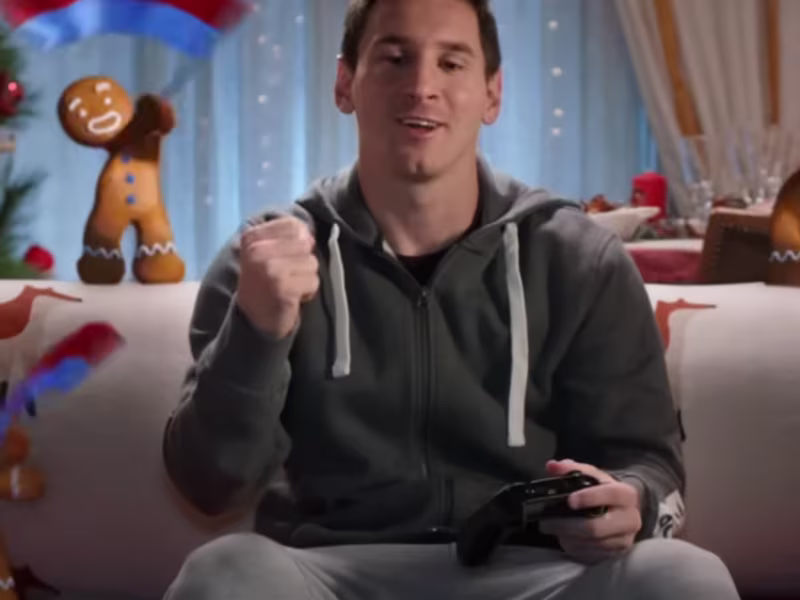 Cover image for FIFA 15 - Christmas Commercial - Messi vs Hazard - YouTube