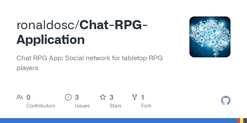Cover image for ronaldosc/Chat-RPG-Application
