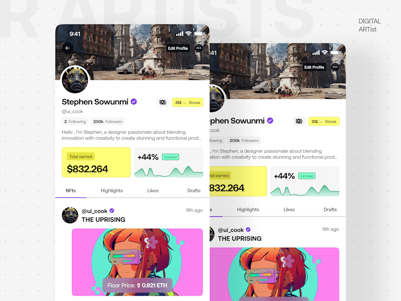 Cover image for Dribbble Portfolio
