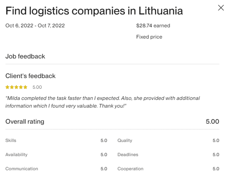 Cover image for Data collection (logistics companies in Lithuania)