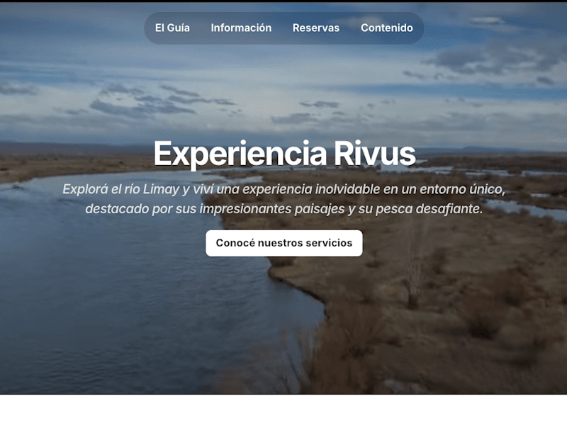 Cover image for Rivus, web design