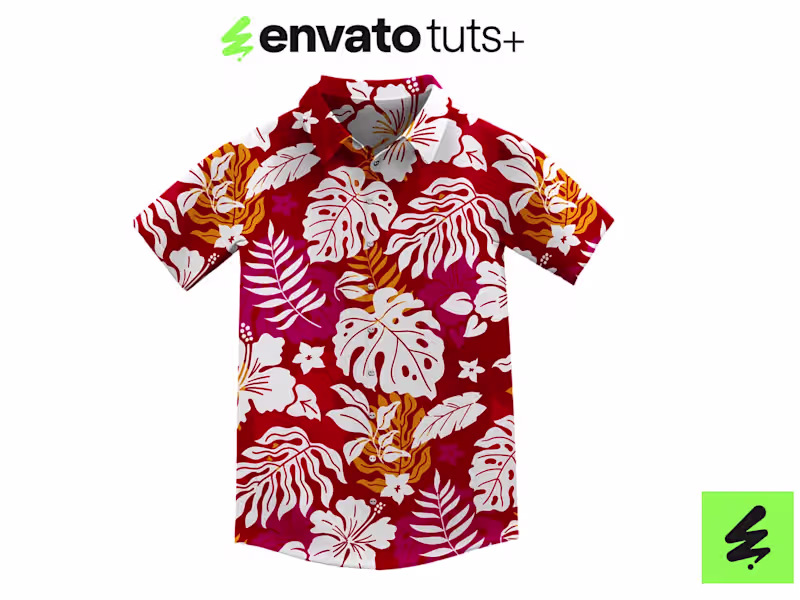 Cover image for Envato: Hawaiian shirt pattern