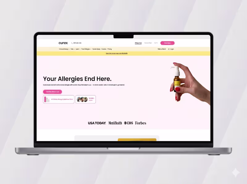 Cover image for Curex
Curex (https://getcurex.com/) partnered with RapidDev