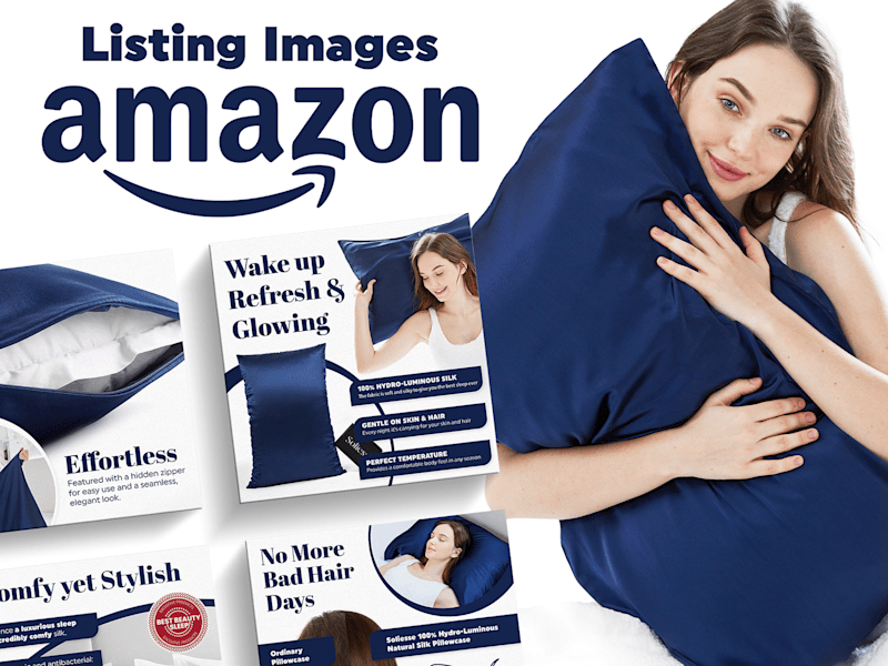 Cover image for Amazon Listing Images | Silk Pillowcase