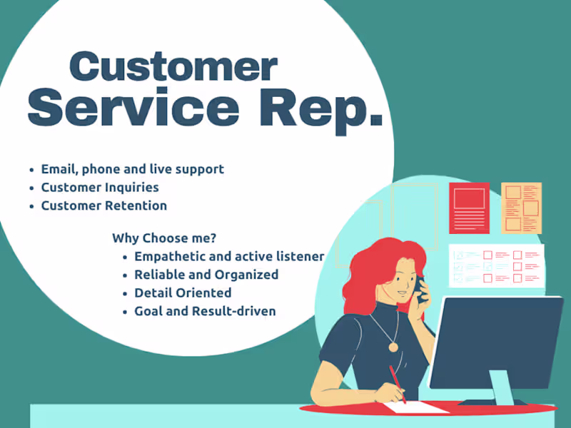 Cover image for Customer Support Representative 