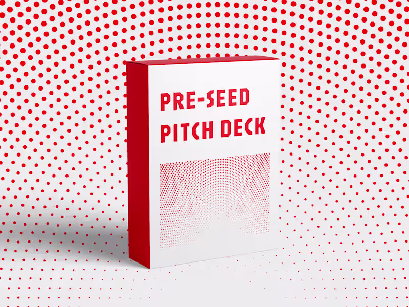 Cover image for Pre-seed pitch deck package