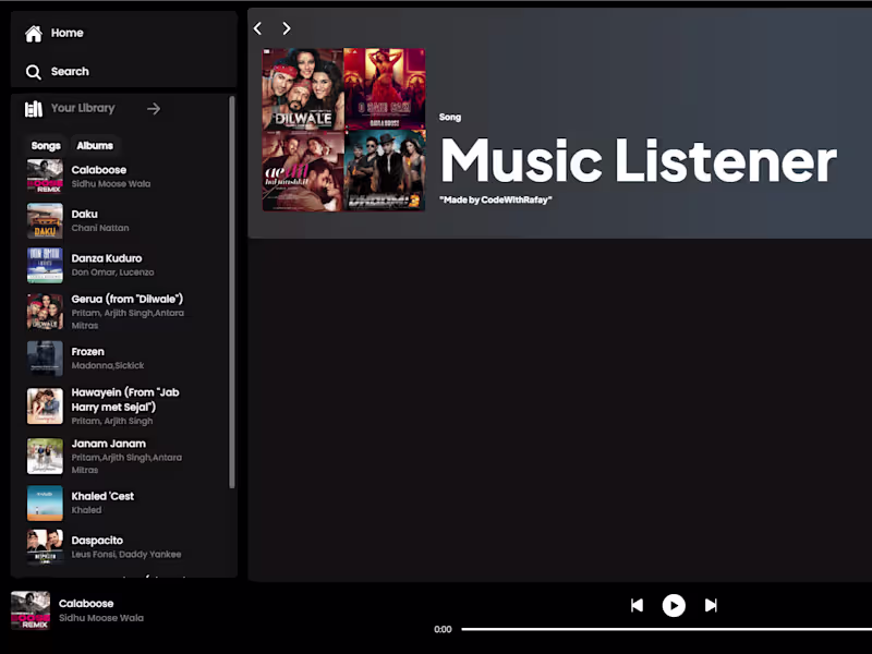 Cover image for Music Player