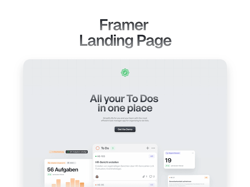 Cover image for Framer Landing Page Design & Development