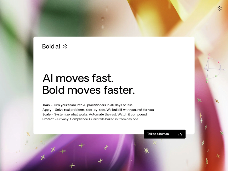 Cover image for Framer Website for Bold AI