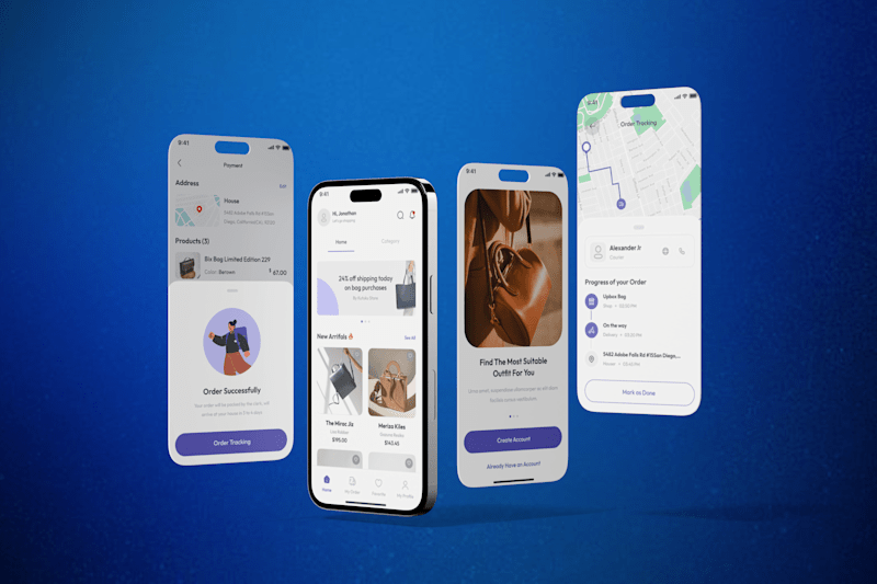 Cover image for ZET Bags brand design & UI design 