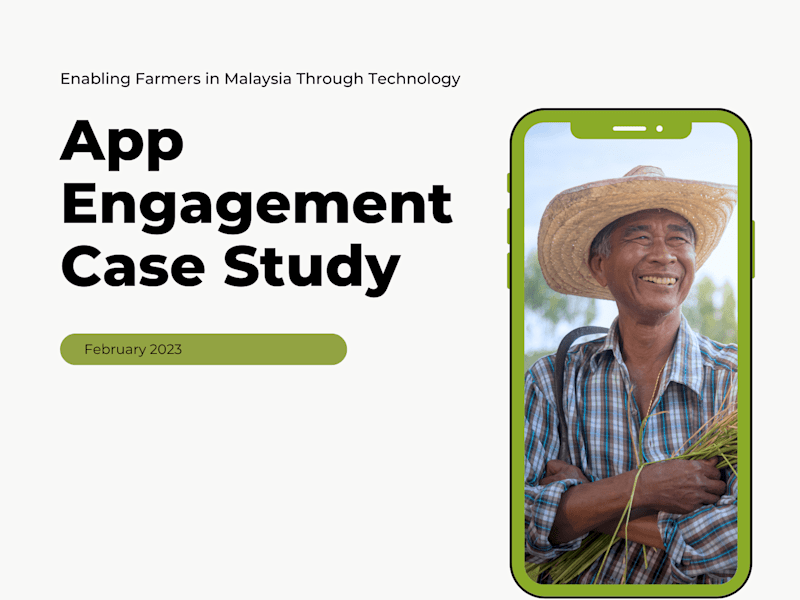 Cover image for Engagement Case Study: Improve CX for agriculture start-up