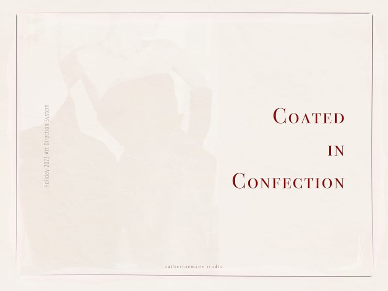 Cover image for Coated in Confection: Visual Art Direction for Holiday Campaign