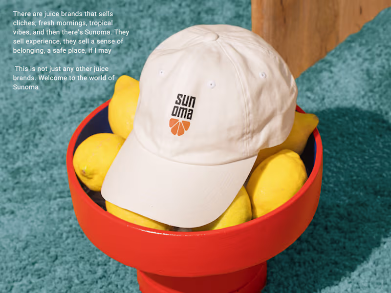 Cover image for Sunoma | Healthy Drinks Branding