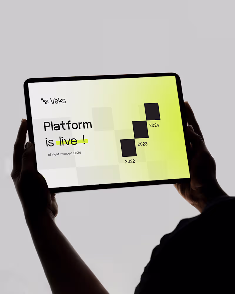 Cover image for Brand Design - Veks ! The brand identity for Veks Tech Solut...