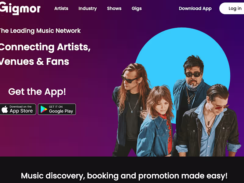 Cover image for Gigmor - Connecting Bands, Venues & Fans