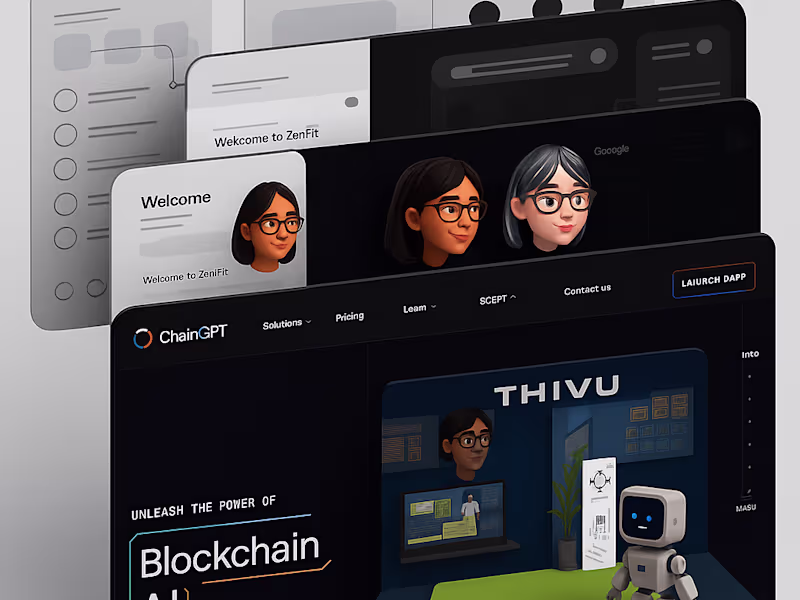 Cover image for Website/ Landing Page/ Sales Page Design [3D UX|UI Animation] 