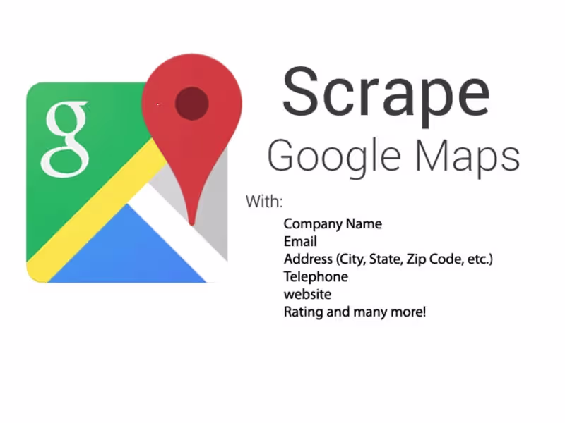 Cover image for Google Maps Data Scraping I Business Data with Emails