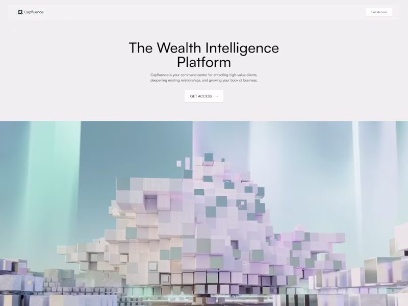 Cover image for Capfluence - The Wealth Intelligence Platform