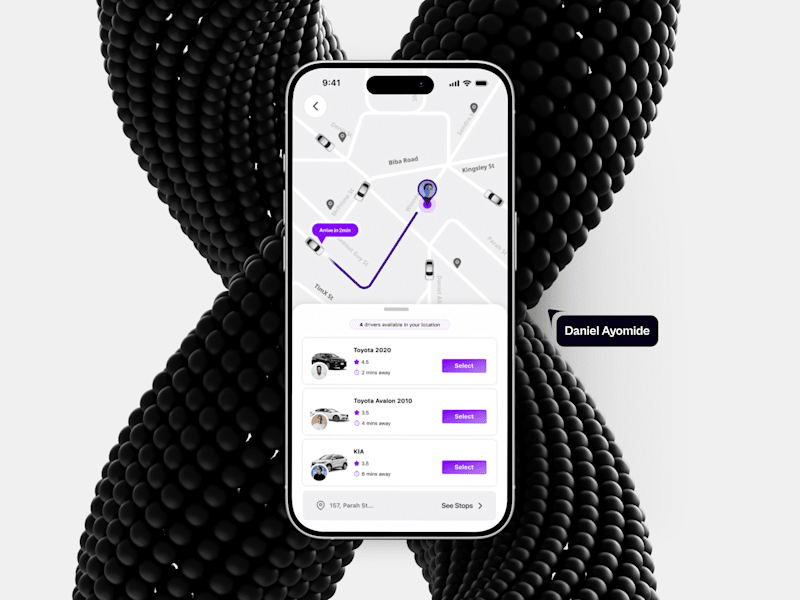 Cover image for Ride App -Ongoing Design Project