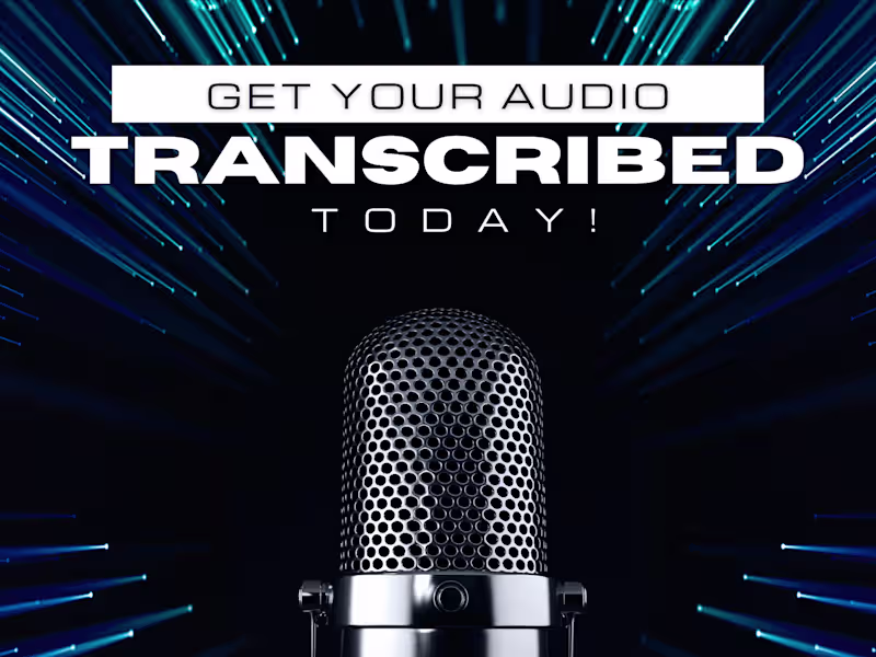 Cover image for Audio Transcription