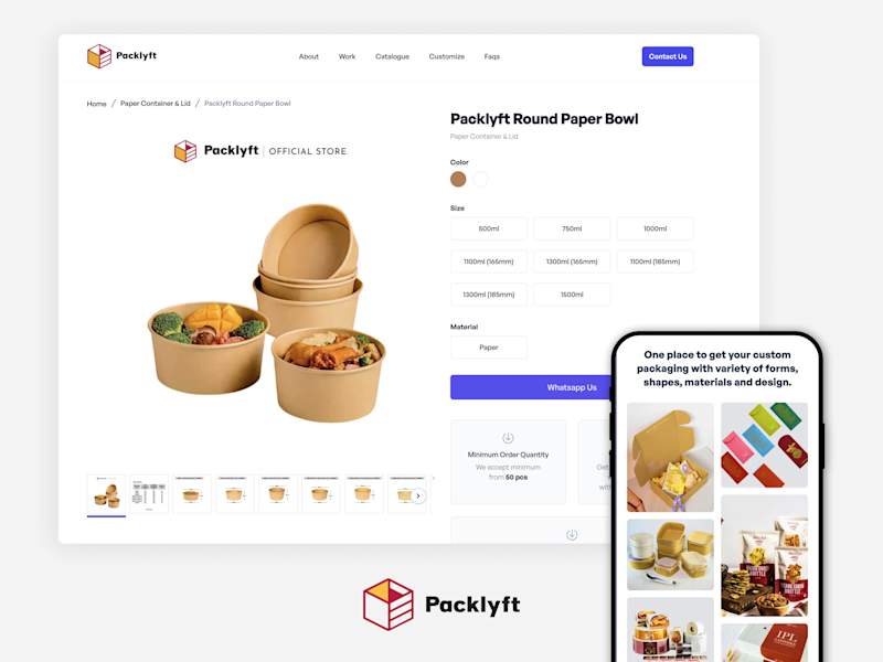 Cover image for Packlyft: Customized Packaging Expert