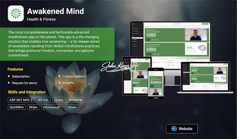 Cover image for Awakened Mind - ASP.NET (https://ASP.NET)