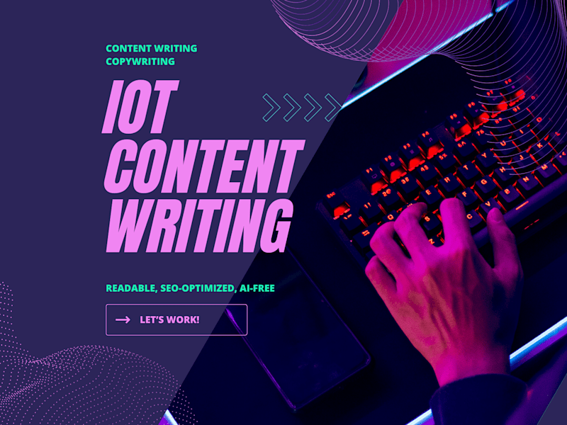 Cover image for Content Writing for IoT & Industry 5.0