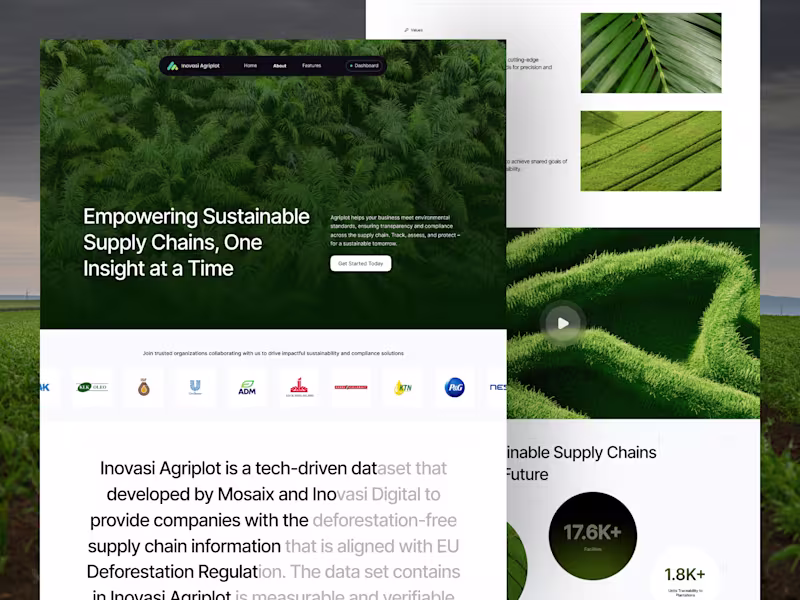 Cover image for Agriplot About - Agriculture ⏐ Landing Page