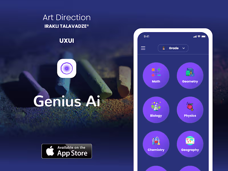 Cover image for Genius Ai - AI Education Application