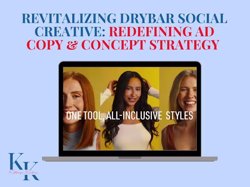 Cover image for Revitalizing Drybar Social Ad Copy & Concepts