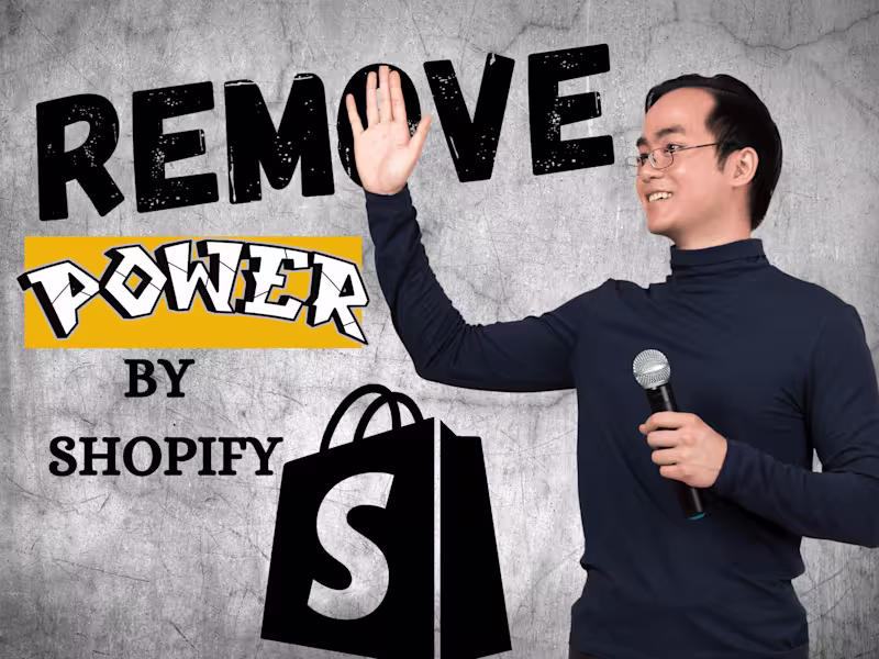 Cover image for I will remove power by shopify integrate shopify payment gateway
