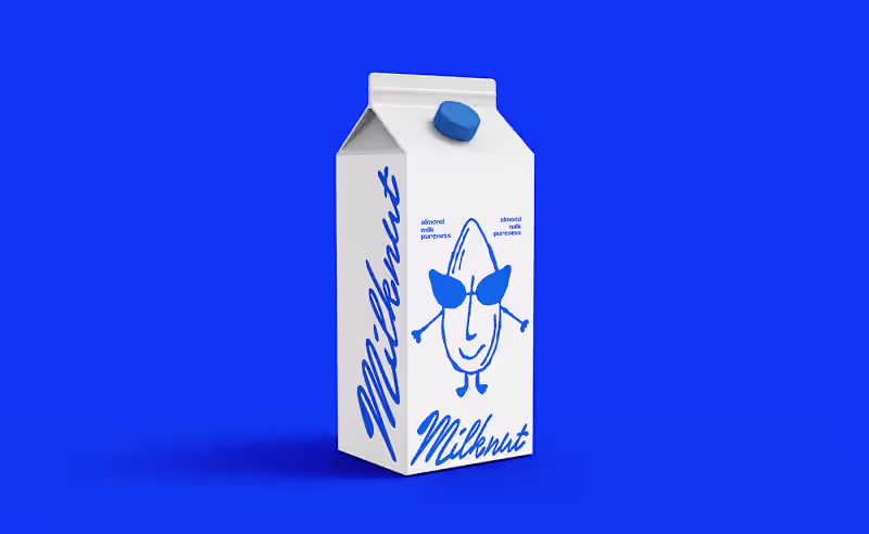 Cover image for ALMOND MILK BRAND IDENTITY AND PACKAGING
