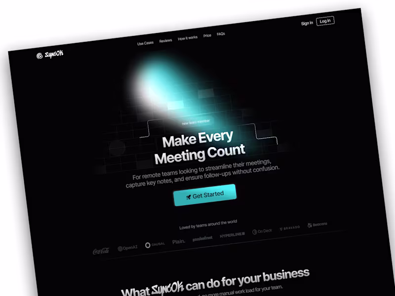 Cover image for SaaS Landing Page