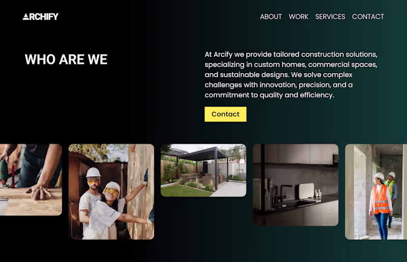 Cover image for Arcify Marketing Site Development